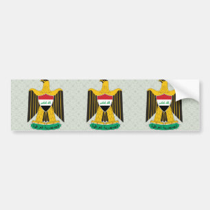 Iraq Coat of Arms detail Bumper Sticker