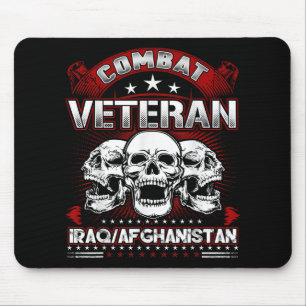 Iraq Combat Veteran Shirt Mouse Pad