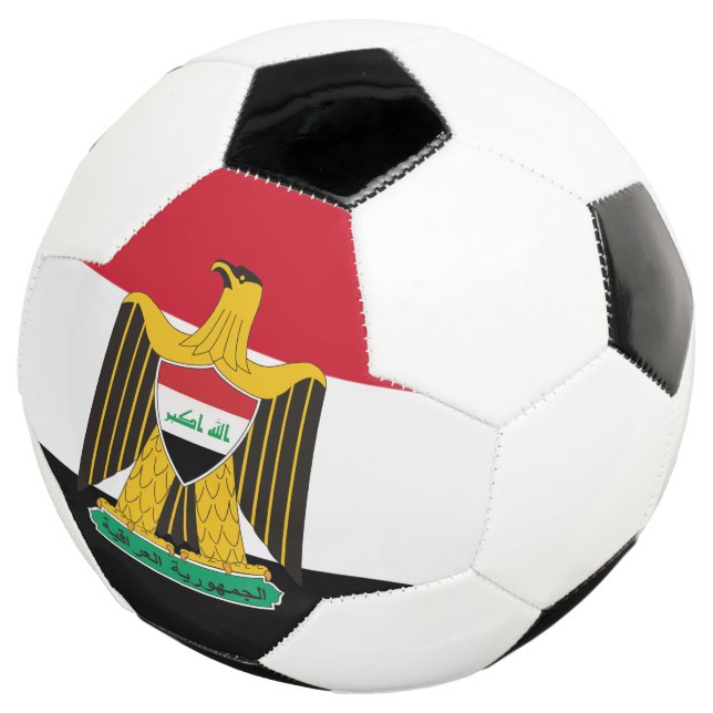 iraq emblem soccer ball (Three Quarter)