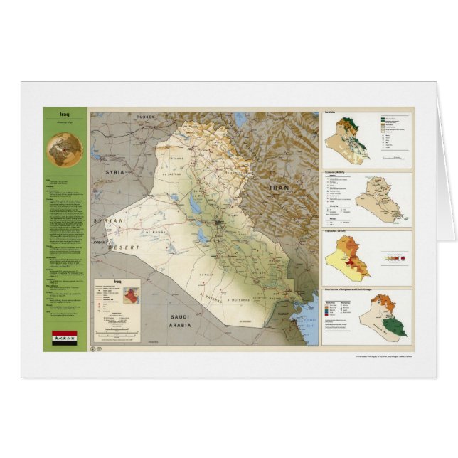 Iraq Facts Map - 1994 (Front Horizontal)