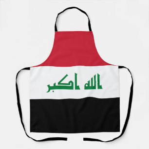 Iraq flag apron