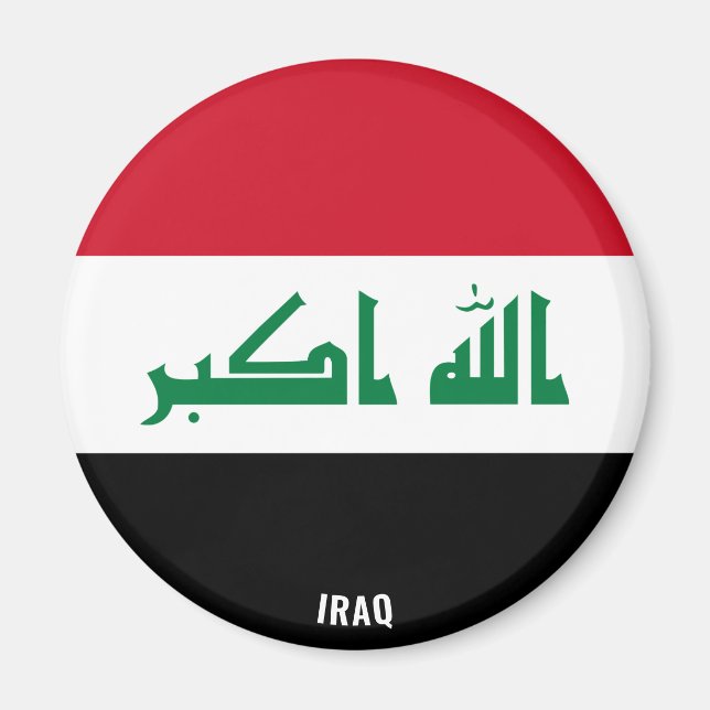 Iraq Flag Charming Patriotic Magnet (Front)