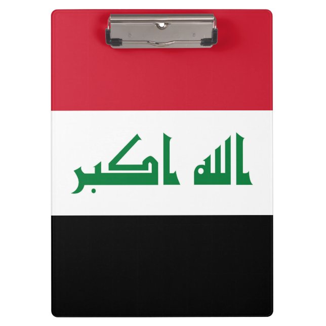 Iraq flag clipboard (Front)