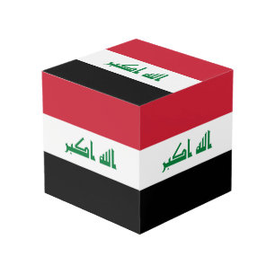 Iraq flag cube