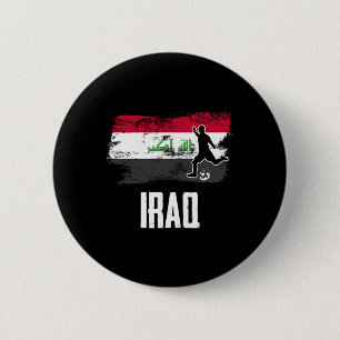 Iraq Flag Jersey Iraqi Soccer Team Iraqi _1 6 Cm Round Badge