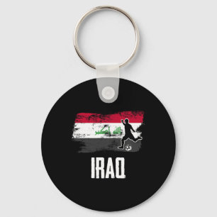 Iraq Flag Jersey Iraqi Soccer Team Iraqi _1 Key Ring