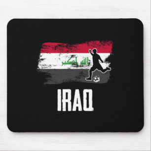 Iraq Flag Jersey Iraqi Soccer Team Iraqi Mouse Pad