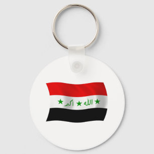 Iraq Flag Keychain