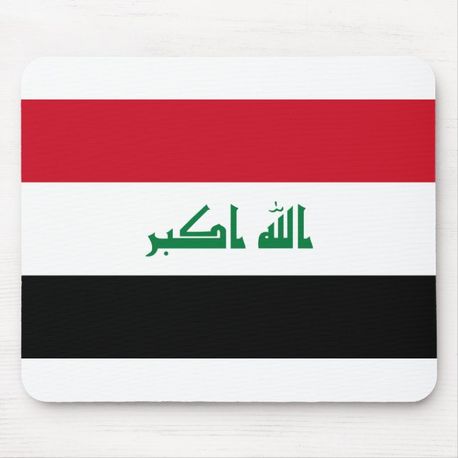 Iraq Flag Mouse Pad (Front)