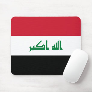 Iraq flag mouse pad