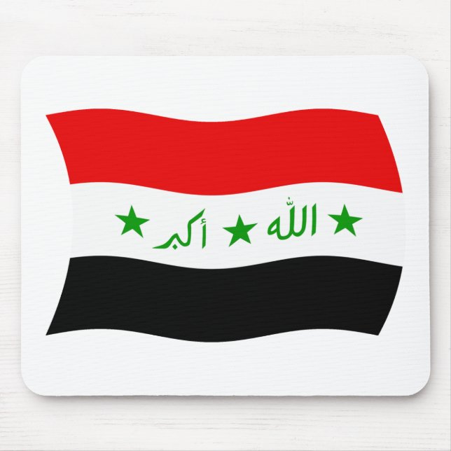 Iraq Flag Mousepad (Front)