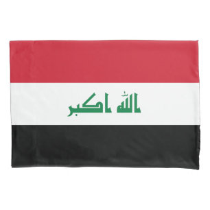 Iraq Flag Pillowcase