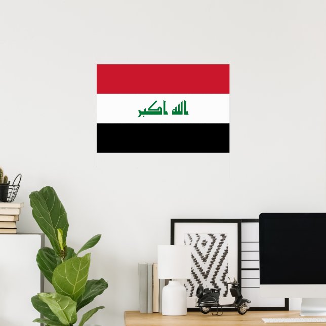 Iraq flag poster (Home Office)