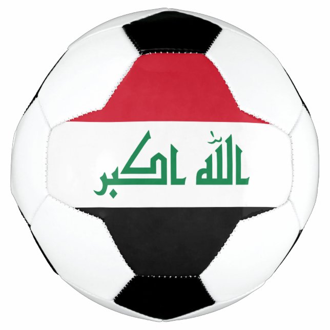 Iraq Flag Soccer Ball (Front)