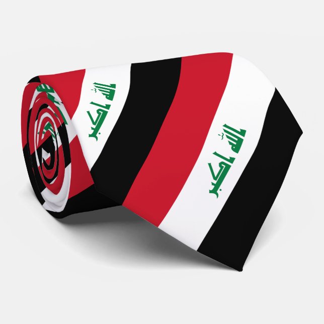 Iraq Flag Tie (Rolled)