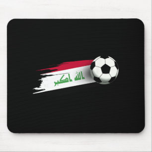 Iraq Flag Top Iraqi Soccer Flag Iraqi Mouse Pad