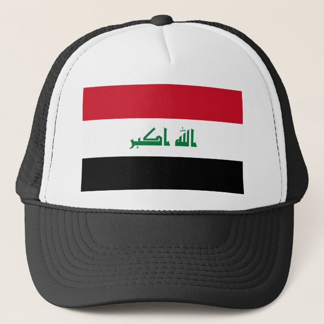 Iraq Flag Trucker Hat (Front)