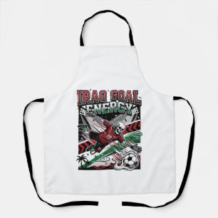 Iraq Goal Energy Skeleton Striker Nations Bold Soc Apron