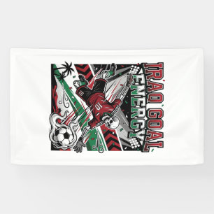 Iraq Goal Energy Skeleton Striker Nations Bold Soc Banner