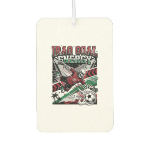 Iraq Goal Energy Skeleton Striker Nations Bold Soc Car Air Freshener