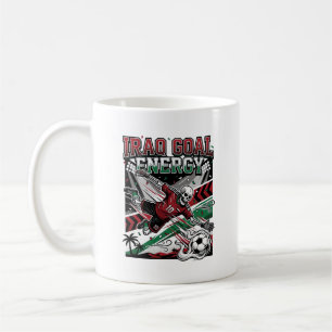 Iraq Goal Energy Skeleton Striker Nations Bold Soc Coffee Mug