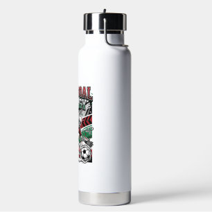 Iraq Goal Energy Skeleton Striker Nations Bold Soc Water Bottle