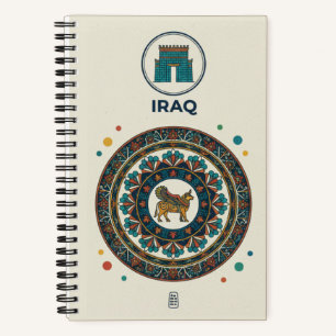 Iraq Heritage & Mesopotamian Lamassu Photo Archive Notebook