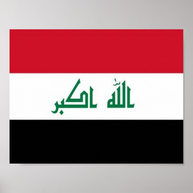 Iraq - Iraqi flag - Poster (Front)