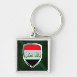 Iraq Metallic Emblem Key Ring