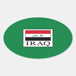 Iraq Oval Sticker
