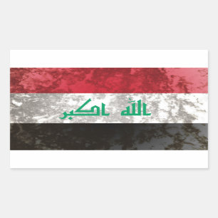 Iraq Rectangular Sticker