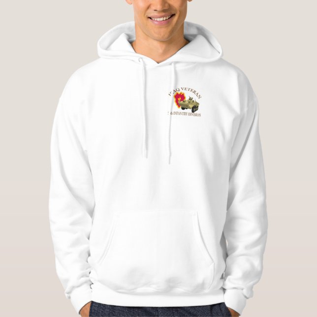 Iraq Vet 25th ID Stryker Hoodie (Front)