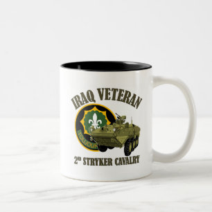 Iraq Vet 2nd SCR Stryker Two-Tone Coffee Mug