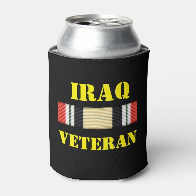 IRAQ VETERAN CAN COOLER (Can Front)