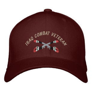 Iraq Veteran Cavalry Crossed Sabres Hat