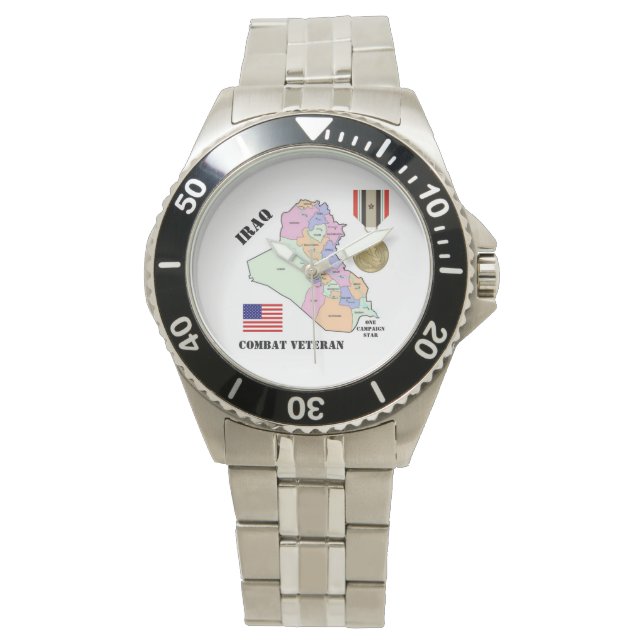 IRAQ VETERANS / 1 CAMPAIGN STAR WATCH (Front)