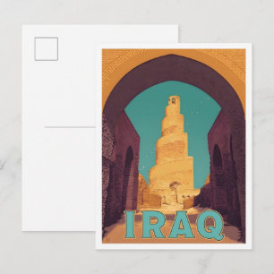 Iraq Vintage Travel Postcard