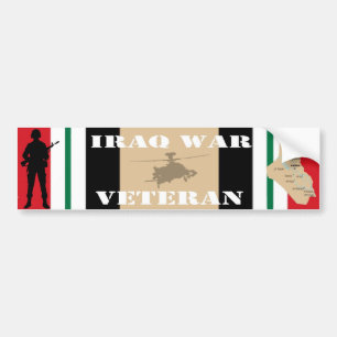 Iraq War Veteran Bumper Sticker