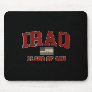 Iraq War Veteran Shirt Military Cl Of 2011 Mouse Pad