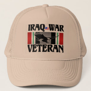 IRAQ WAR VETERAN TRUCKER HAT