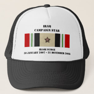 Iraqi Surge Campaign Star Trucker Hat
