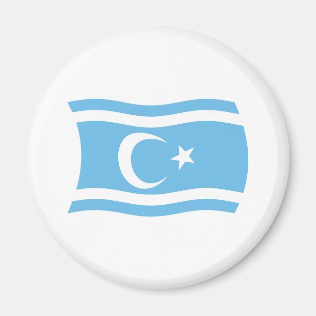 Iraqi Turkmen Flag Magnet (Front)