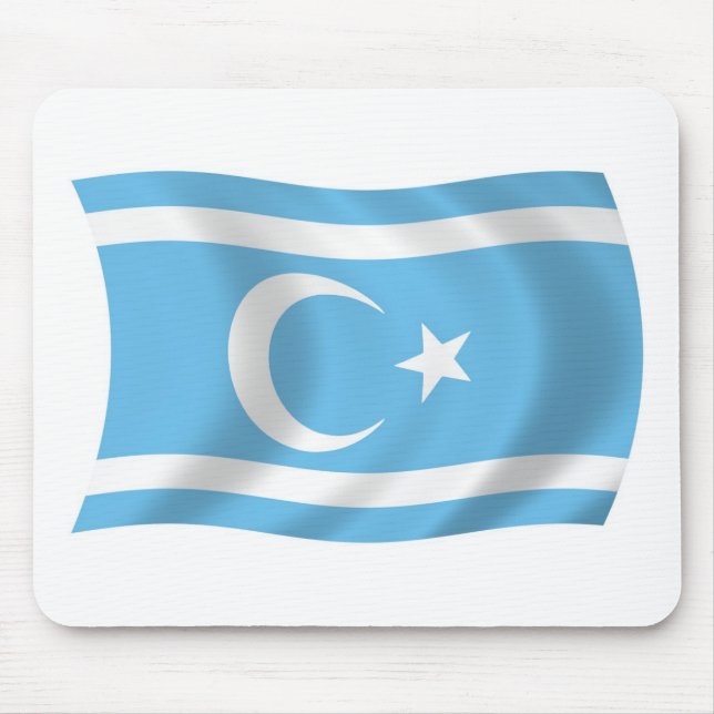 Iraqi Turkmen Flag Mousepad (Front)