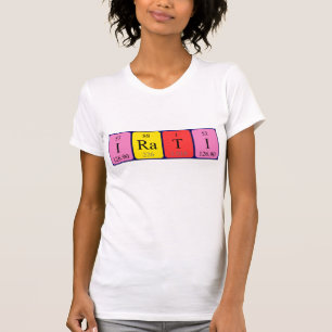 Irati periodic table name shirt
