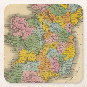 Ireland 10 square paper coaster