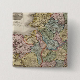 Ireland 2 15 cm square badge