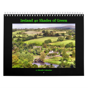 Ireland 40 Shades of Green Calendar