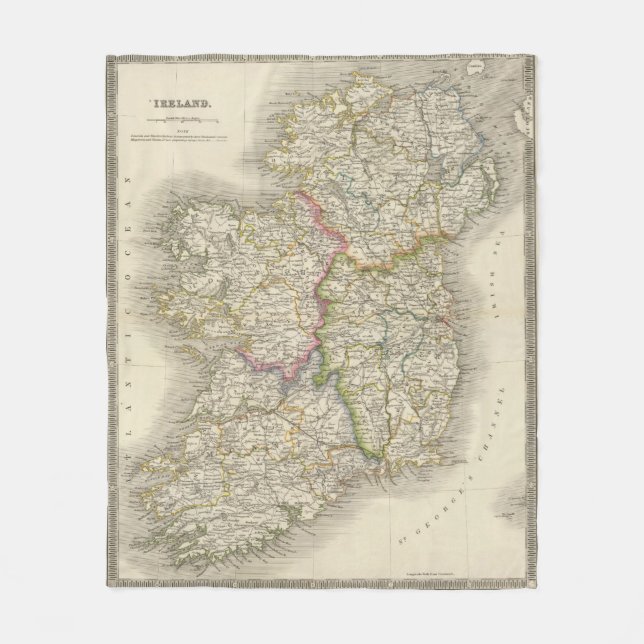 Ireland 4 fleece blanket (Front)