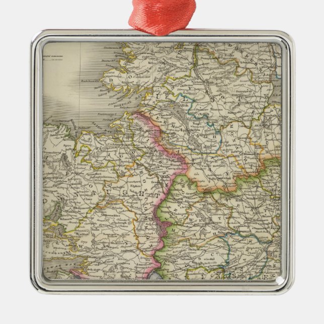 Ireland 4 metal tree decoration (Front)