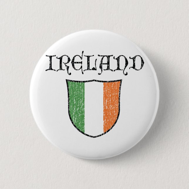 Ireland 6 Cm Round Badge (Front)
